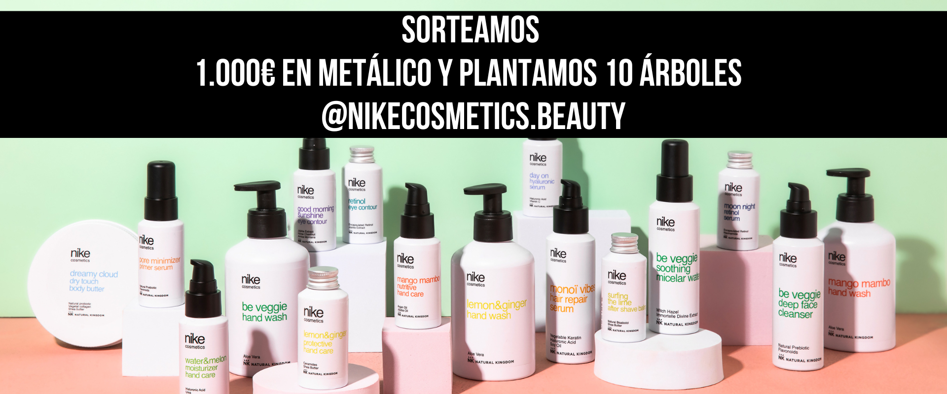 ¡Sorteamos 1.000€ en metálico y plantamos 10 árboles!