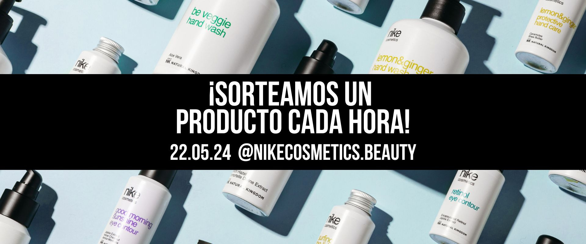 ¡Sorteamos un producto cada hora! Participa en el sorteo